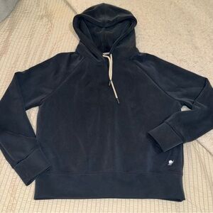 Fundamental Coast Navy Sueded Hoodie small
